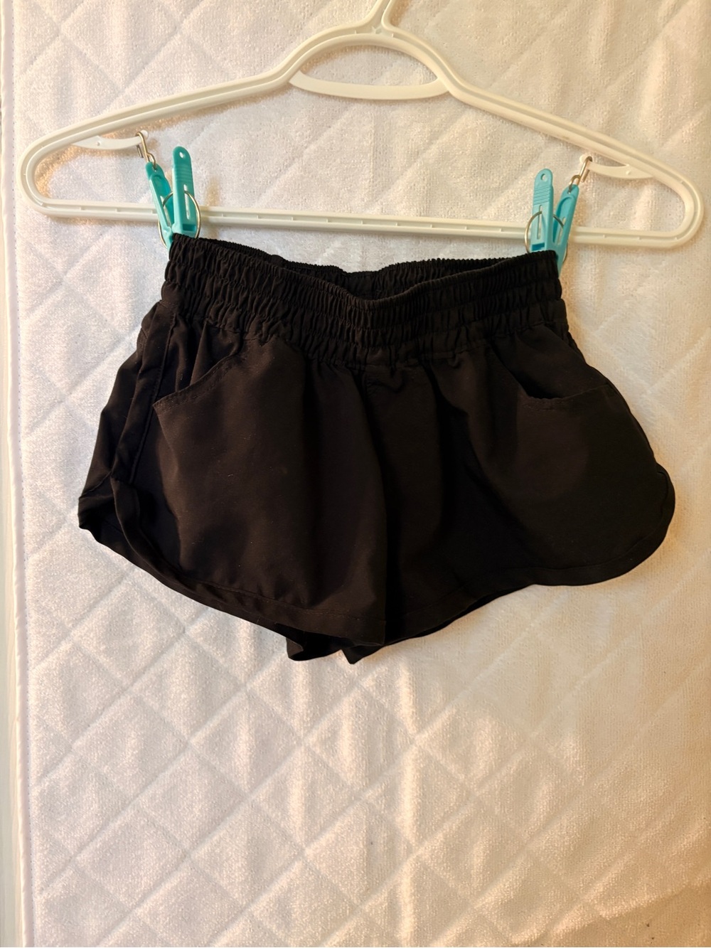 Black Kids Elastic-Waist Lounge Shorts